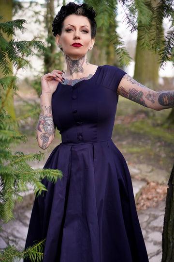 Vintage do botão da marinha